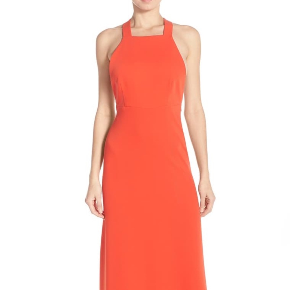 JILL STUART Orange Maxi Gown